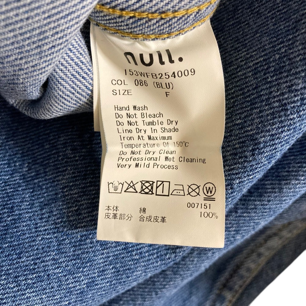 NULL デニムシャツ