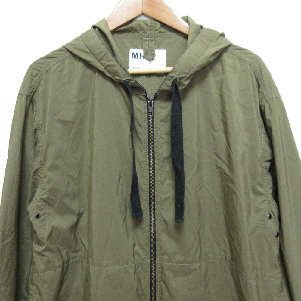 マーガレットハウエル SUPERFINE COTTON NYLON フーデットコート