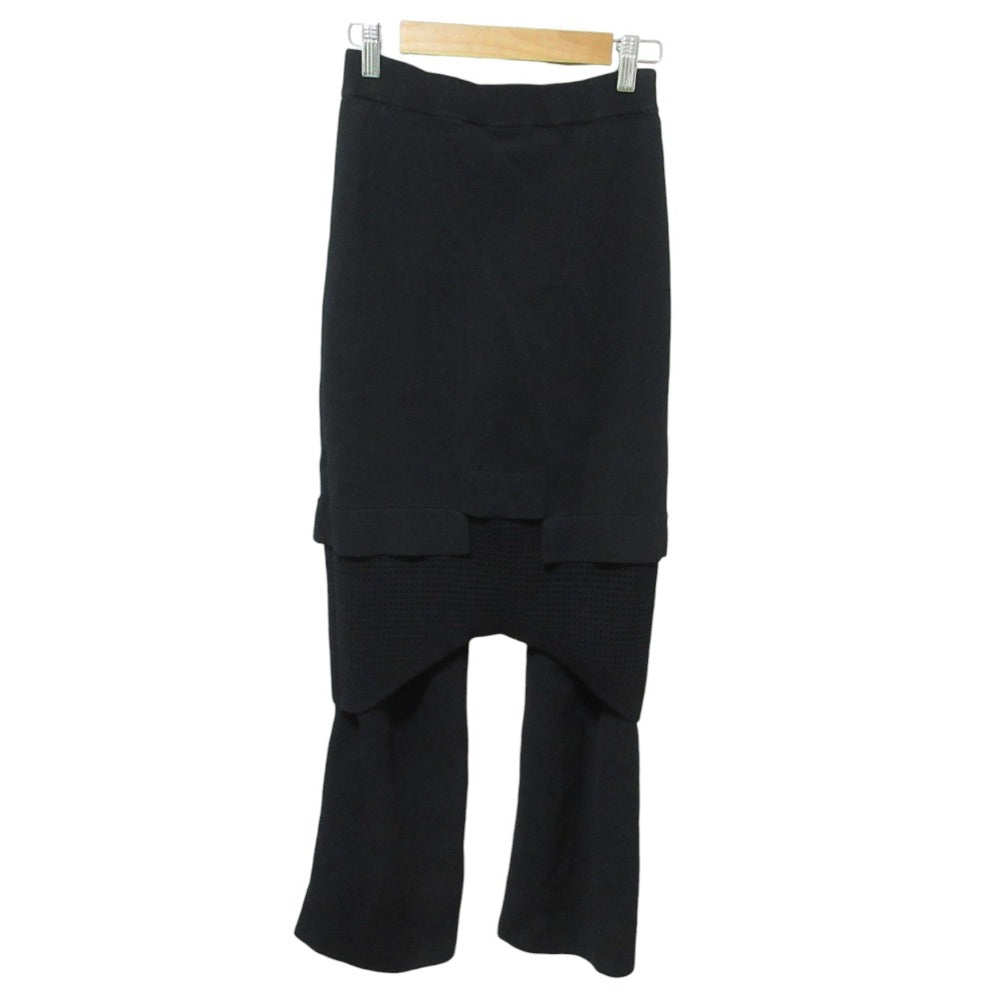 アンスリード MESH SKIRT LAYER ニットパンツ