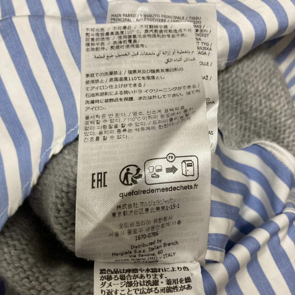 メゾンマルジェラ レイヤードニットシャツ