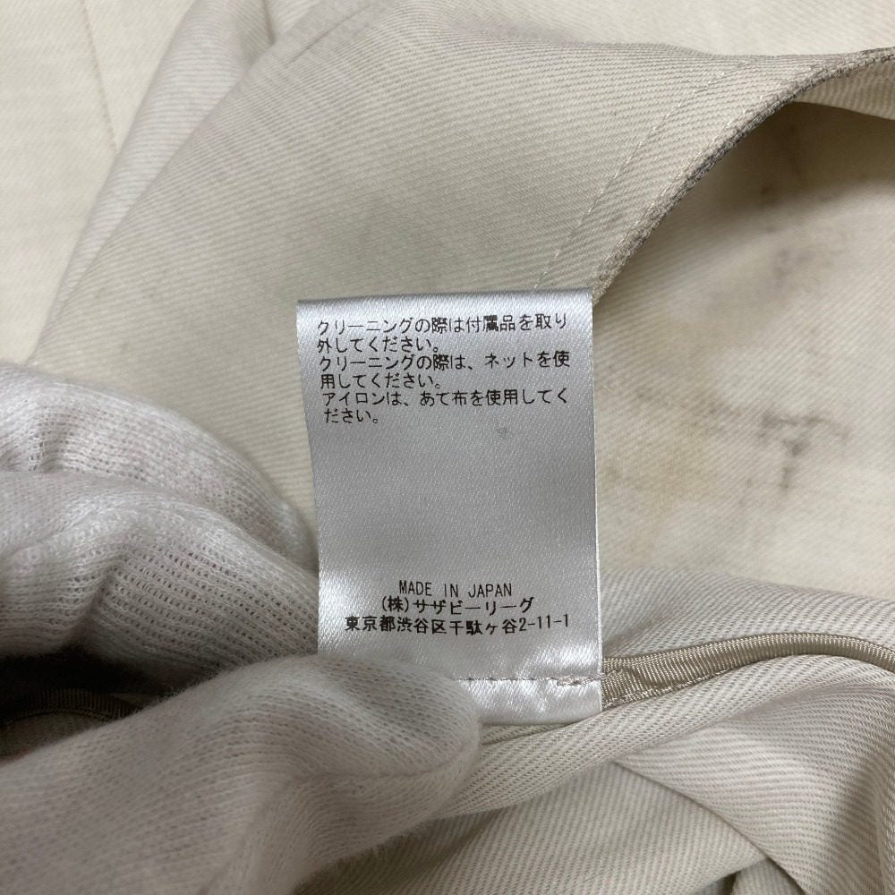 エブール マナードツイル フレアトレンチコート