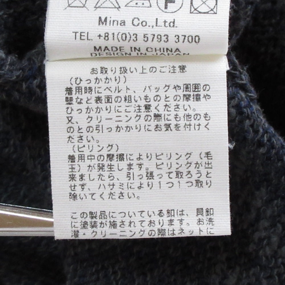 ミナペルホネン bow リネンコットンカーディガン