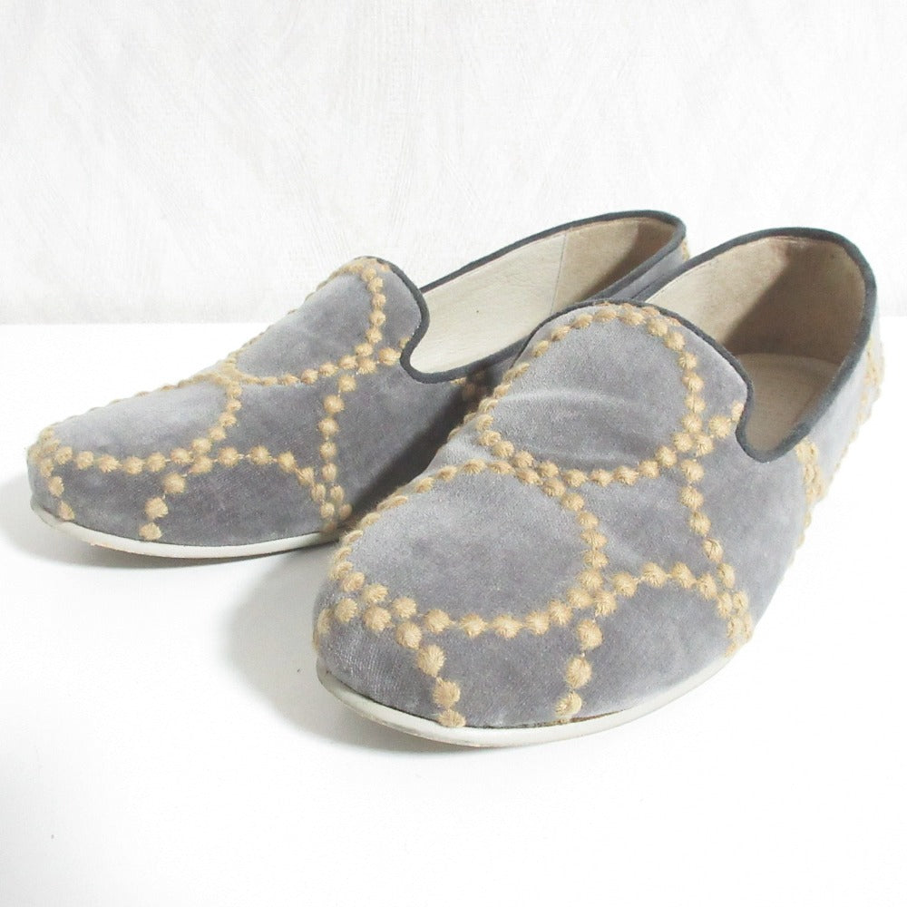 ミナペルホネン aina 刺繍フラットシューズ