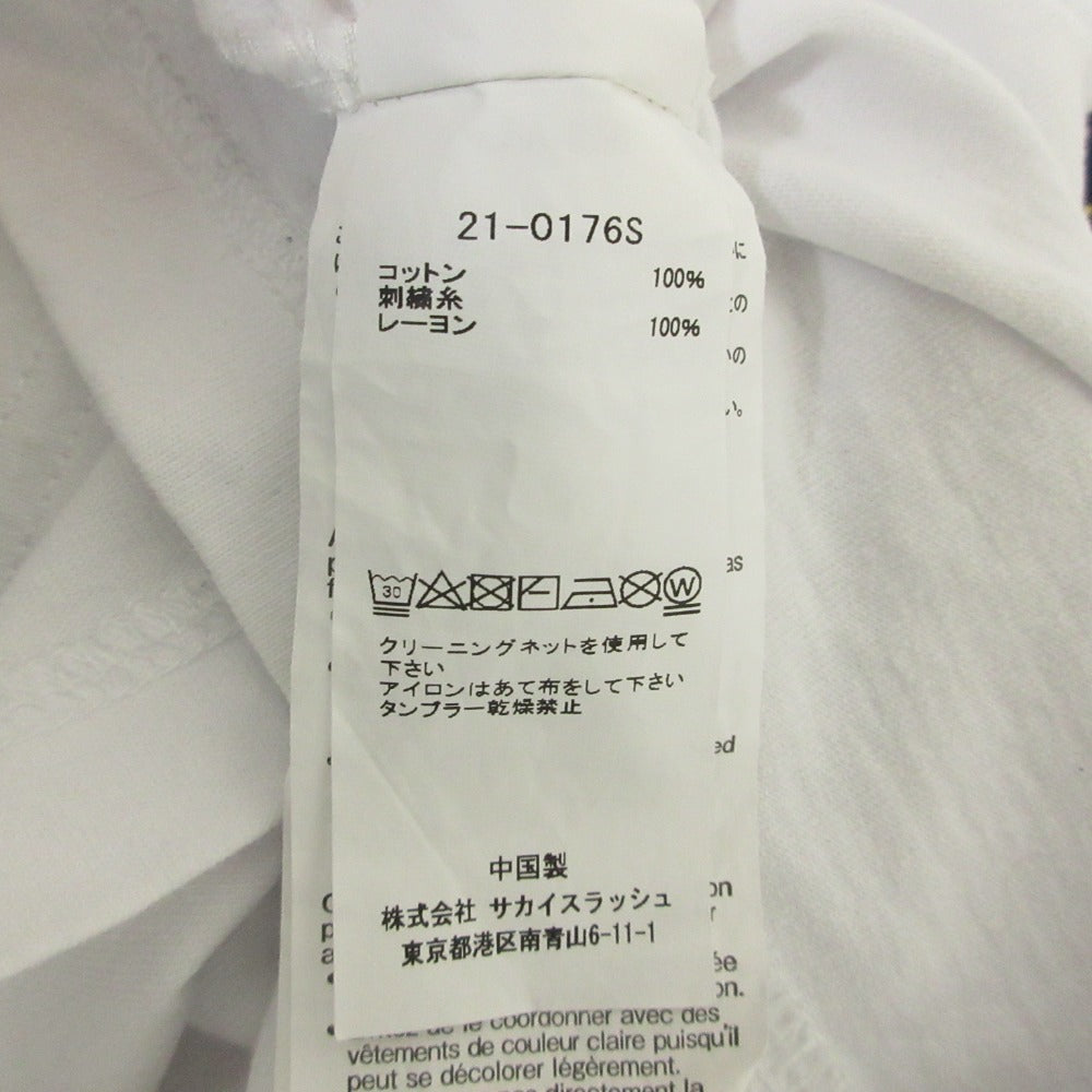 サカイ Love Over Rules コットン半袖Tシャツ