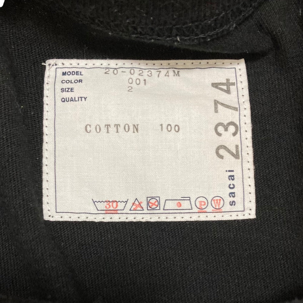 サカイ コットンロングスリーブTシャツ