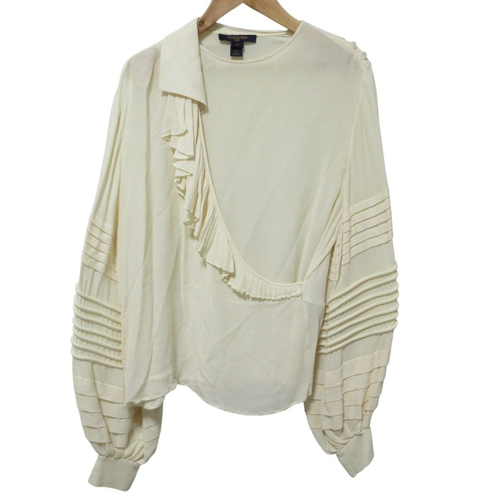 ルイヴィトン Ruffle Blouse シルクブラウス