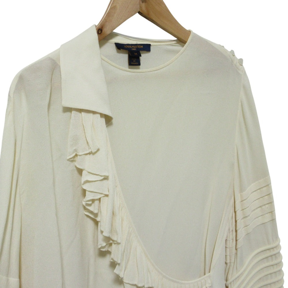 ルイヴィトン Ruffle Blouse シルクブラウス