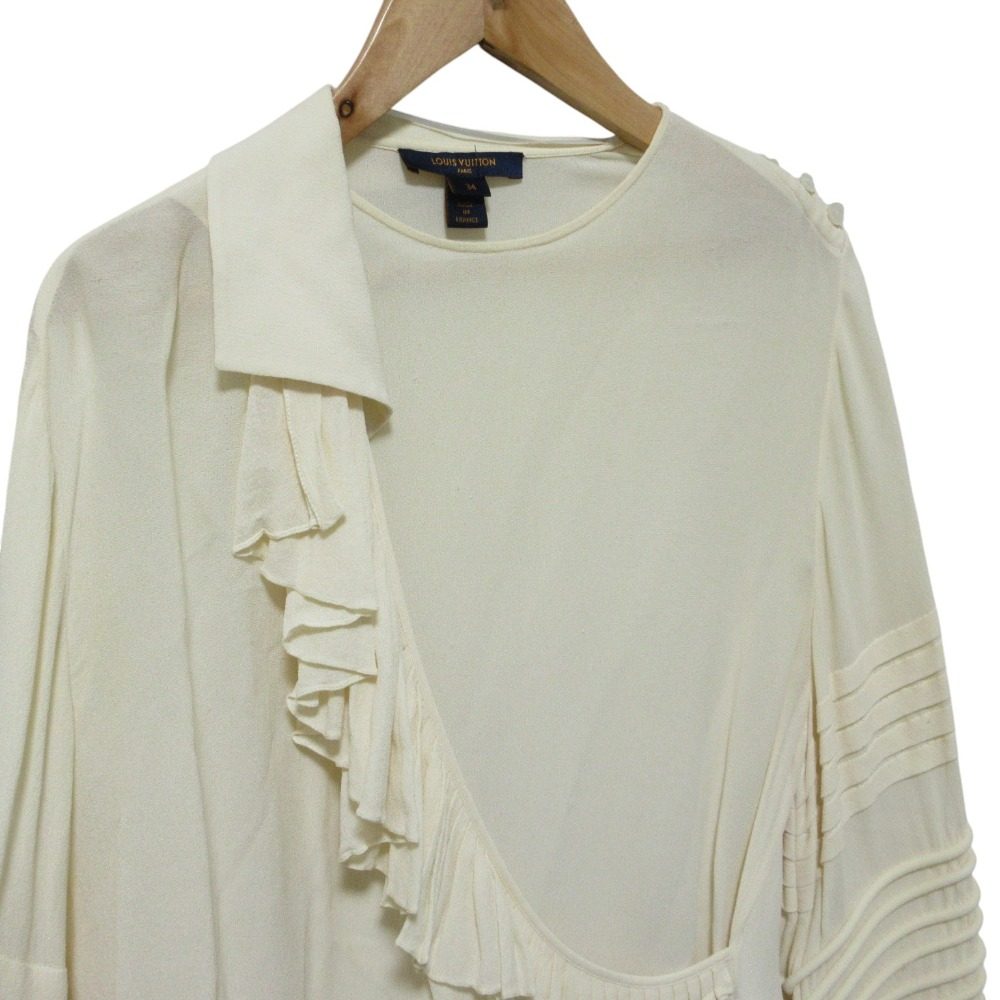 ルイヴィトン Ruffle Blouse シルクブラウス