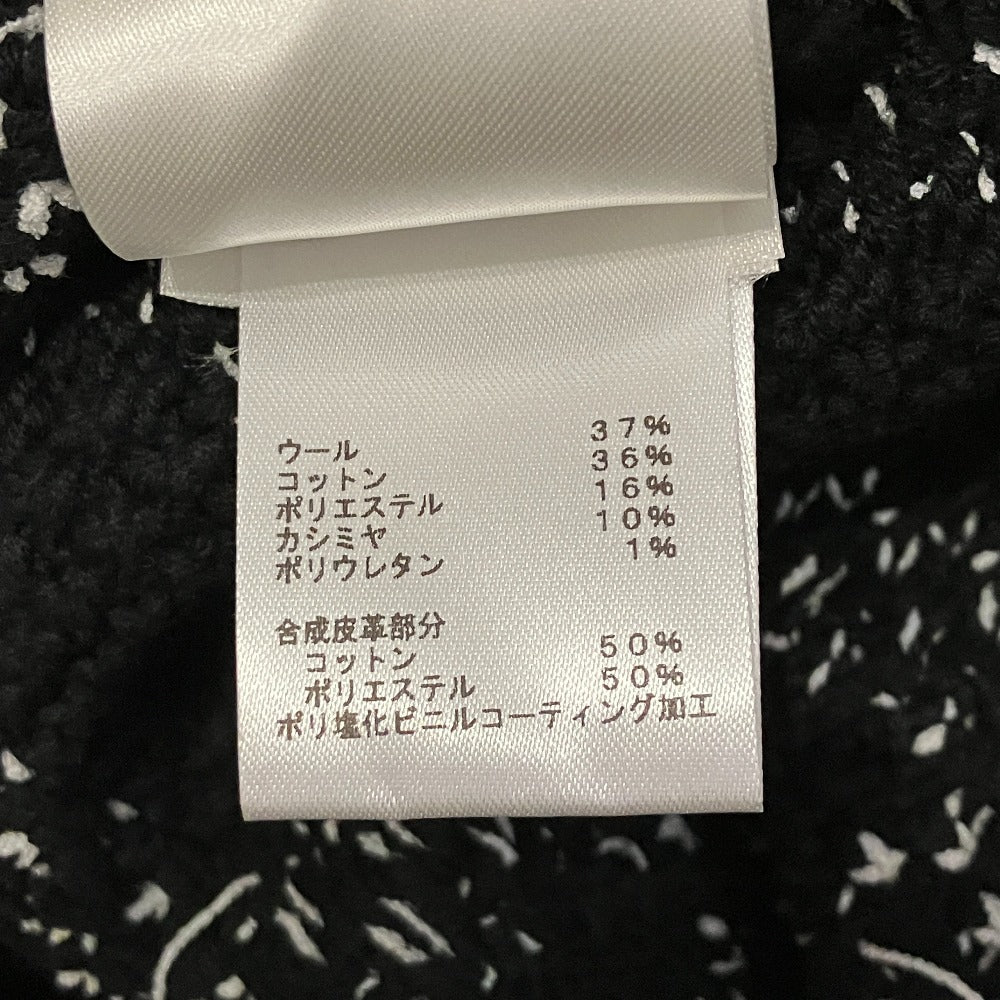 ルイヴィトン モノグラムパッチ ノースリーブ ツイードワンピース