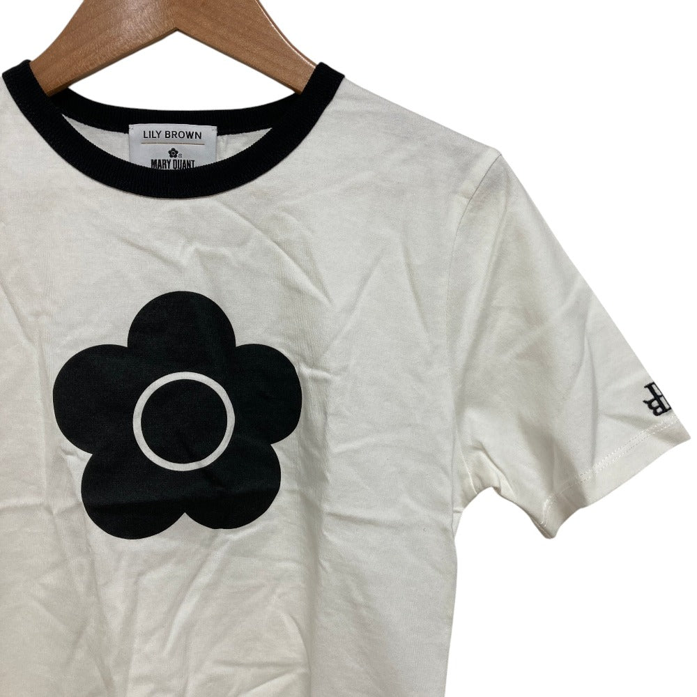 リリーブラウン マリークワント クロップドTシャツ
