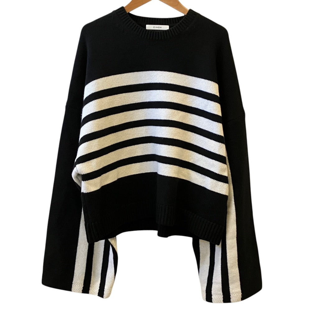 チノ BORDER CREWNECK ニット