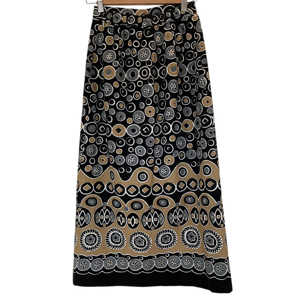 グレースコンチネンタル コーデュロイプリントスカート