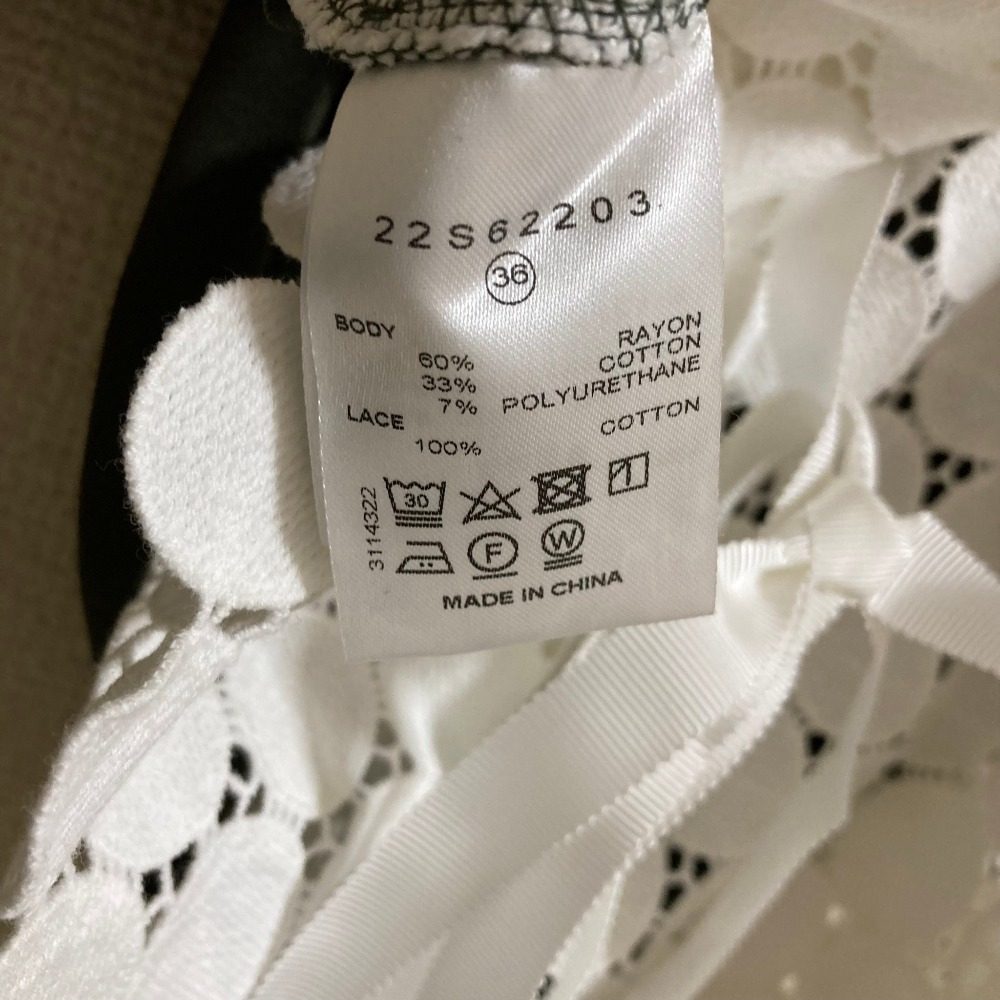 ルシェルブルー レースロングスリーブTシャツ