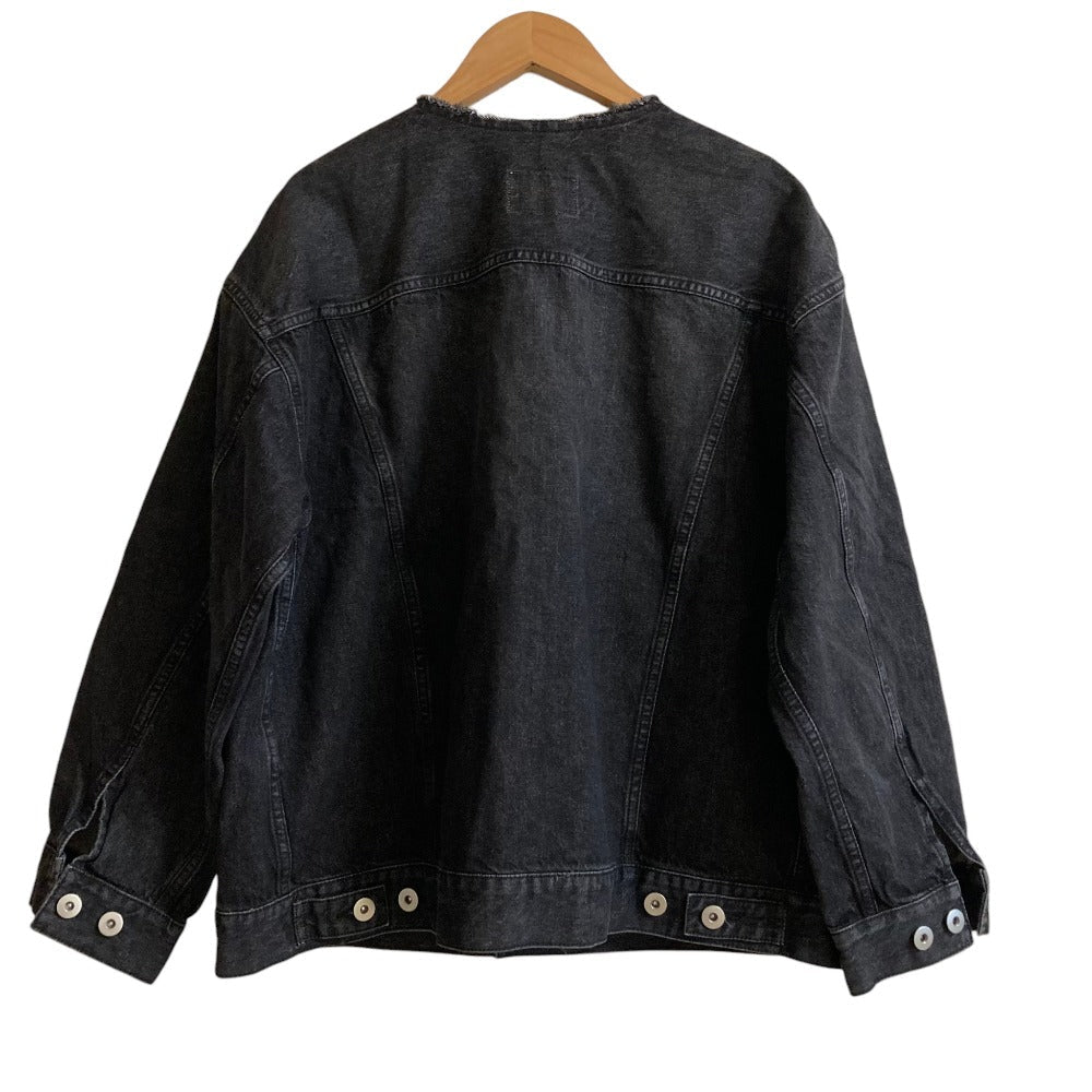 ビューティーアンドユースユナイテッドアローズ デニムノーカラーオーバージャケット