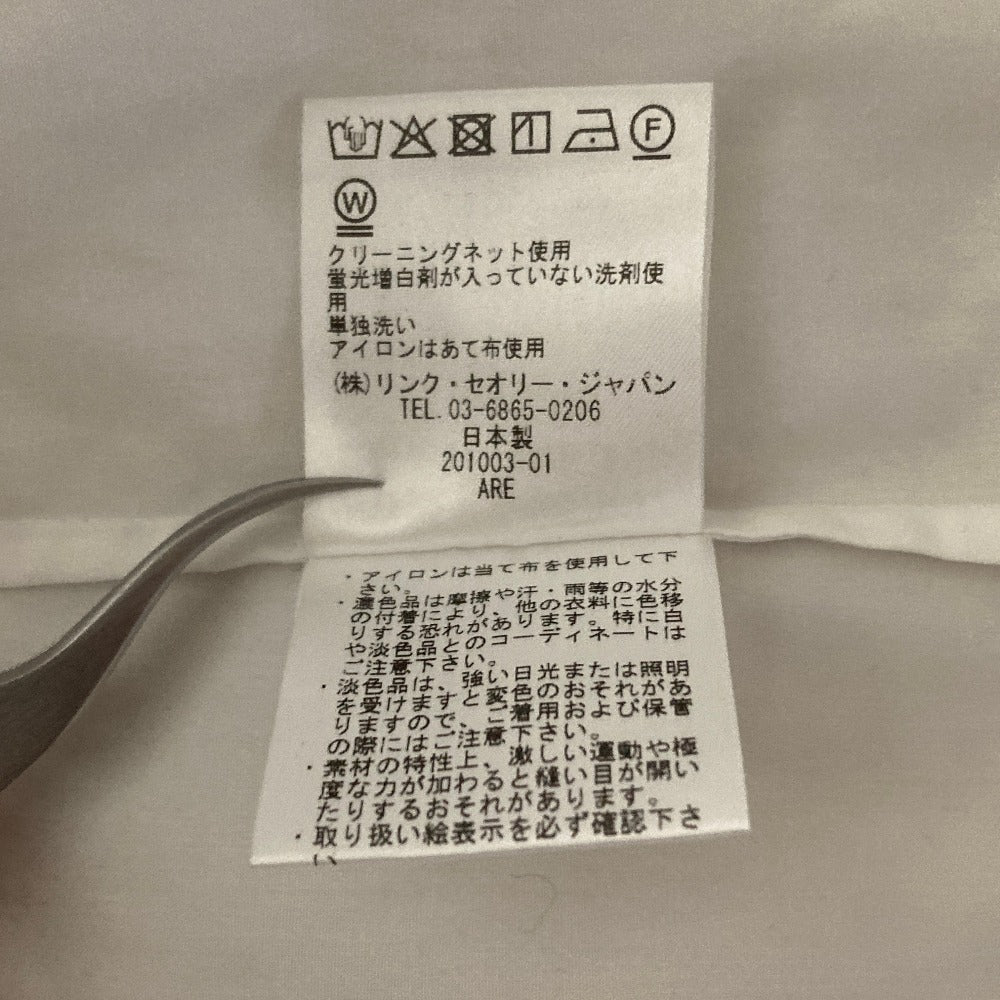 セオリー コットンロングスリーブシャツワンピース