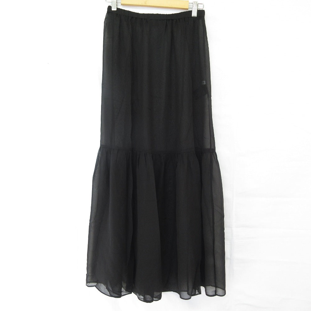 EVERYDAY I LIKE Sheer Maxi Skirtスカート