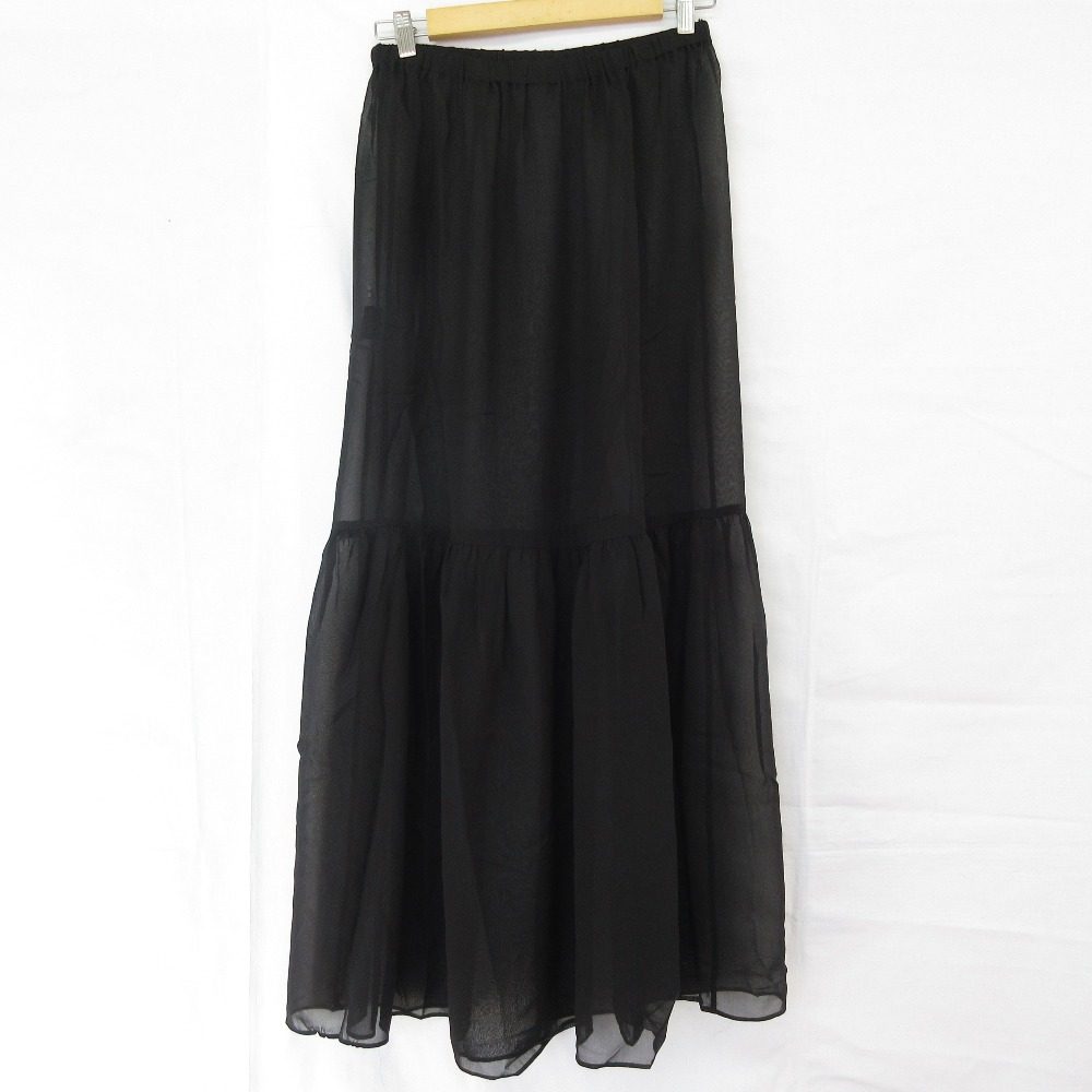 EVERYDAY I LIKE Sheer Maxi Skirtスカート