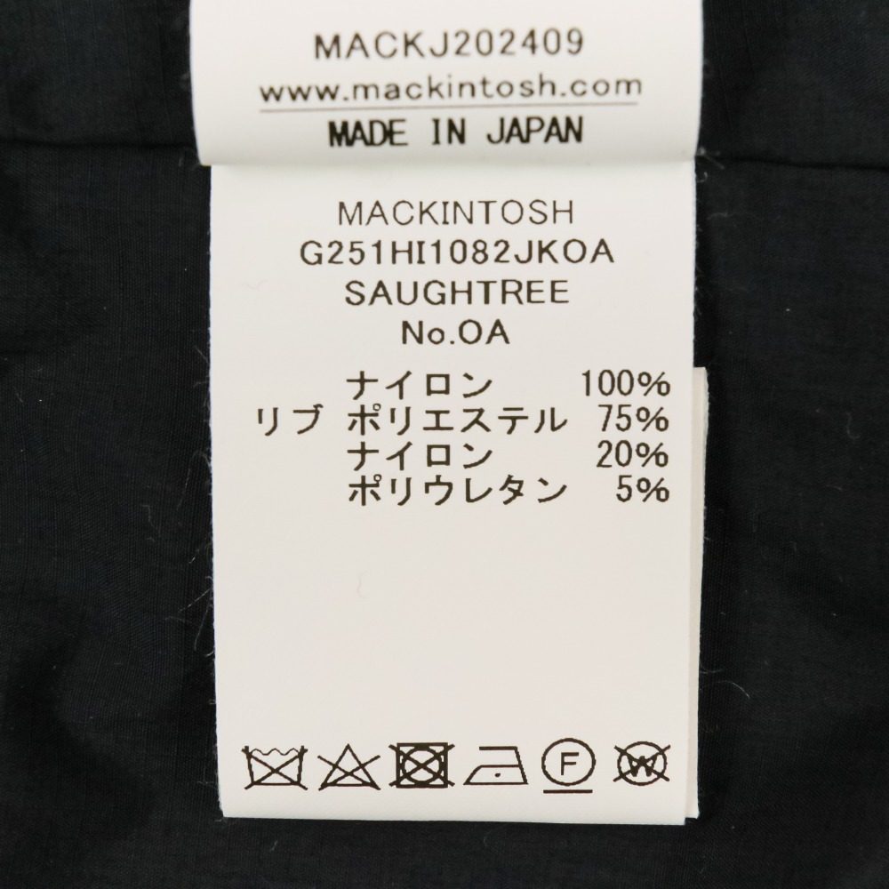 マッキントッシュ SAUGHTREE リサイクルナイロンボマーブルゾン