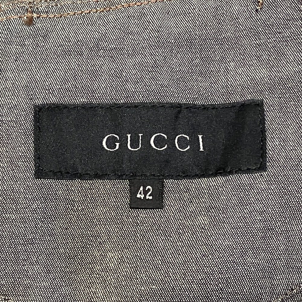 グッチ デニムシャツ