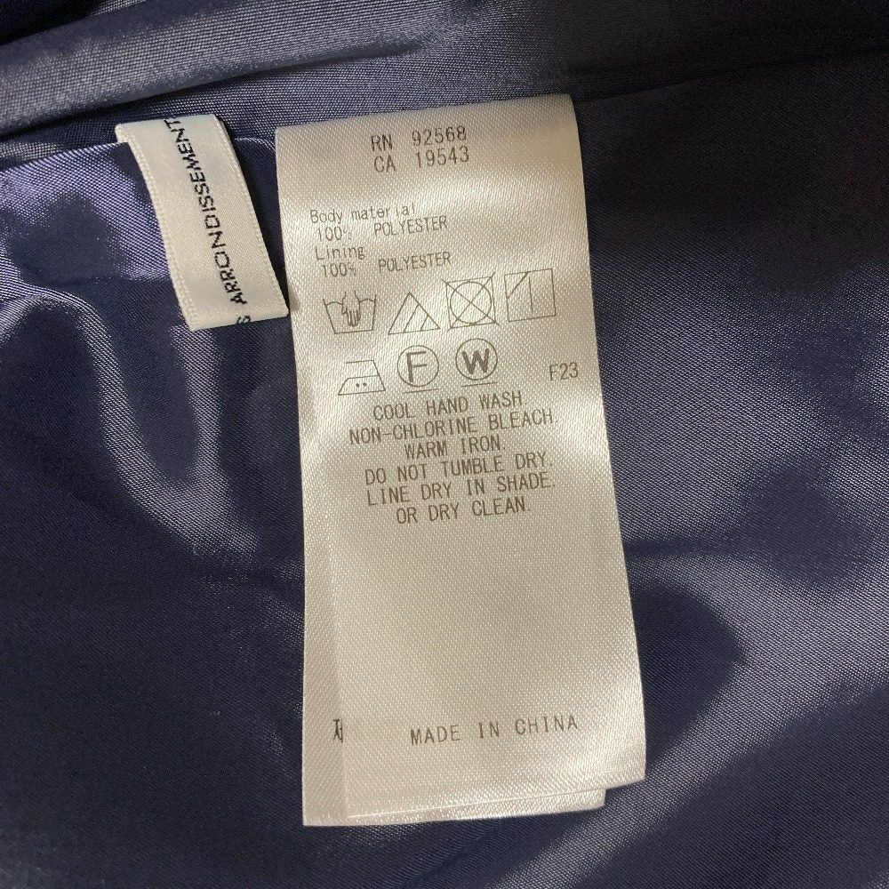 23区 バックサテンアムンゼンタイプリントスカート