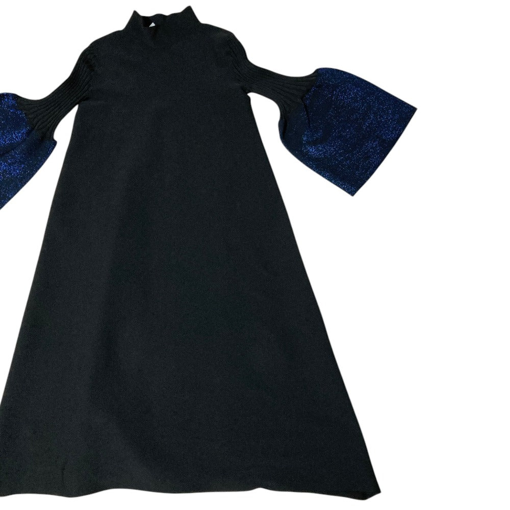 シーエフシーエル POTTERY GLITTER MOCKNECK LONG BELL SLEEVE FLARE ワンピース