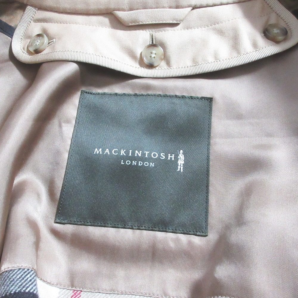 マッキントッシュロンドン GABARDINE 19 LOGIE トレンチコート