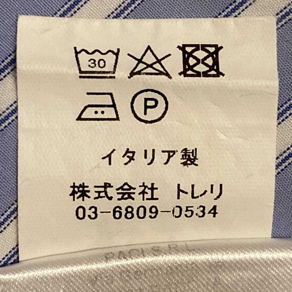 アルベルトビアーニ ストライプロングスリーブオーバーサイズシャツ