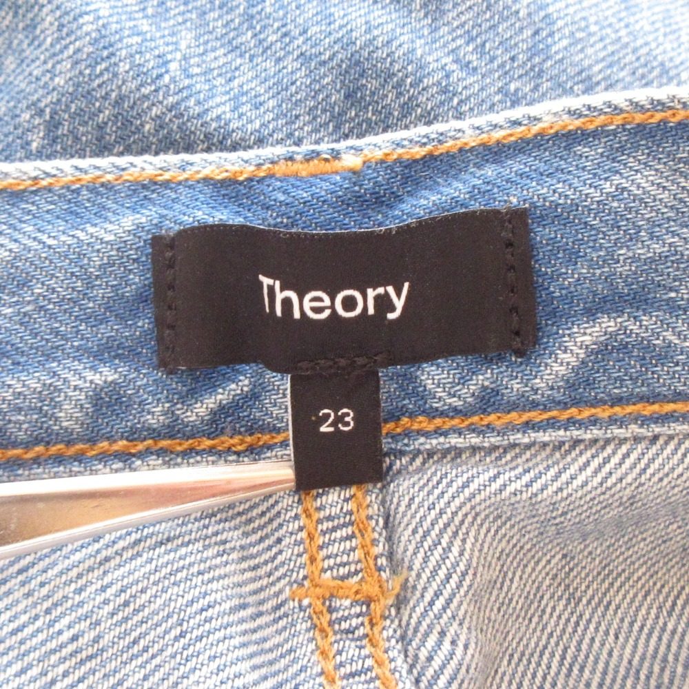 セオリー RELAXED DENIM HW WIDE JEAN デニムパンツ