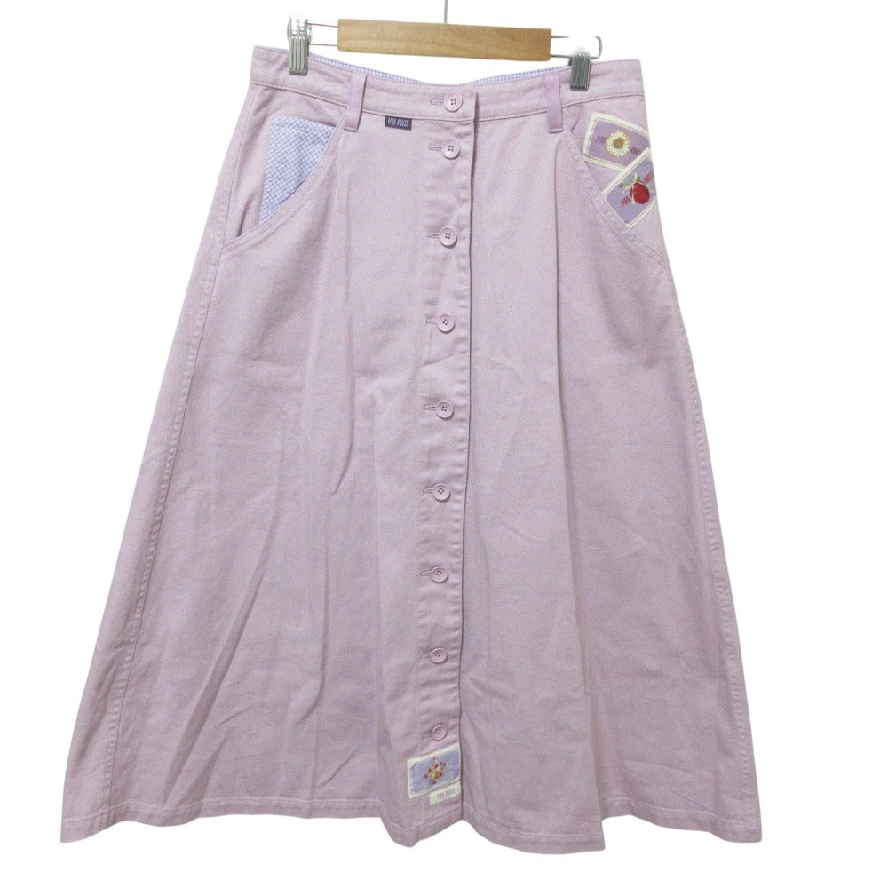 ピンクハウス ネームワッペンスカート