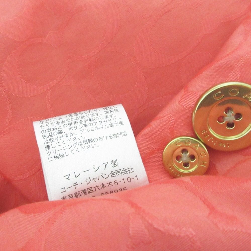 コーチ シグネチャー裏地トレンチコート