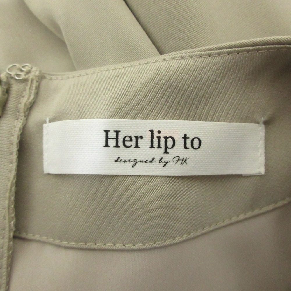 ハーリップトゥ Mayfair Ruffled Dress ワンピース