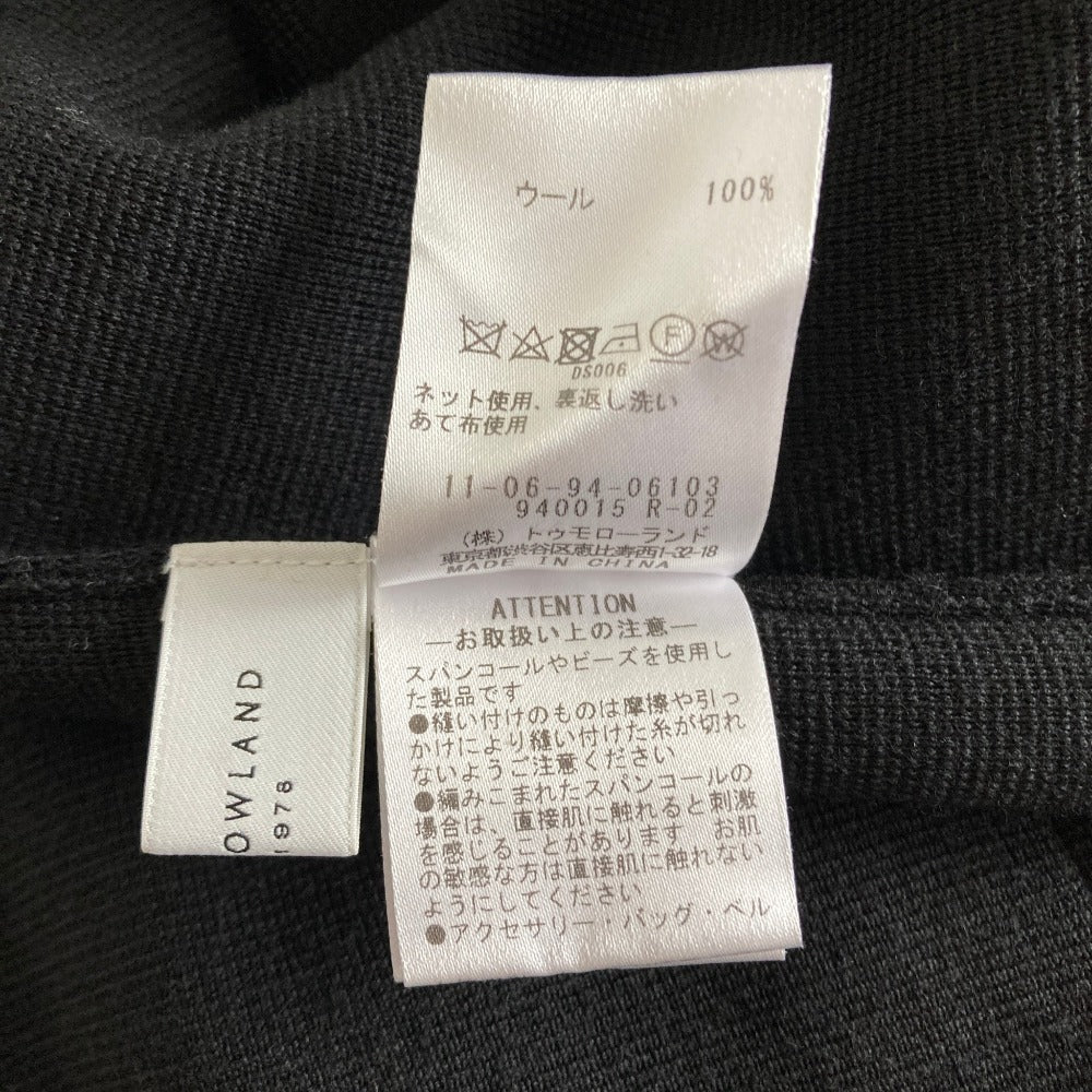 トゥモローランド フェイクパールニットワンピース