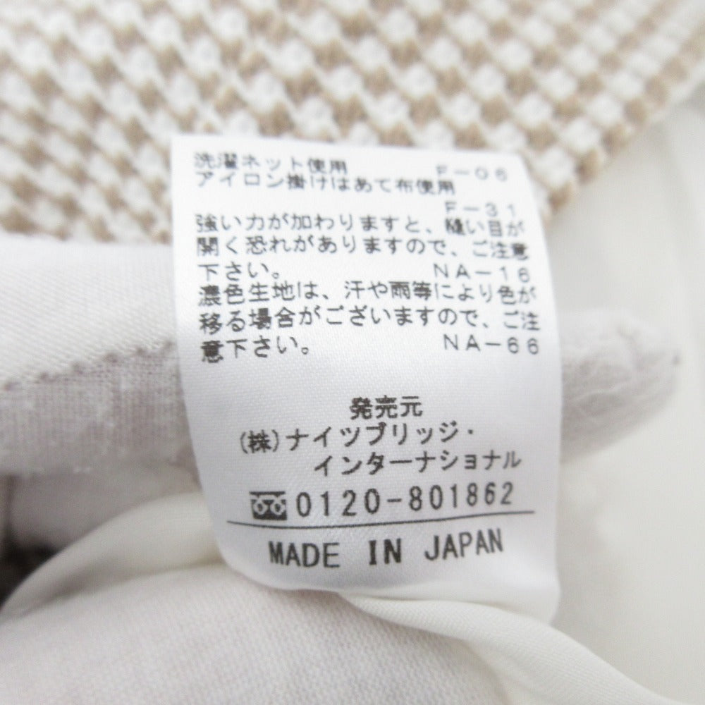 オールドイングランド 千鳥格子フロントタックスカート