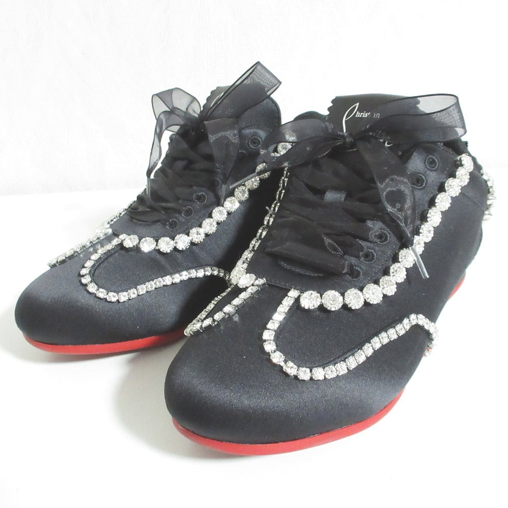 クリスチャンルブタン Eleonora Strass サテンスニーカー