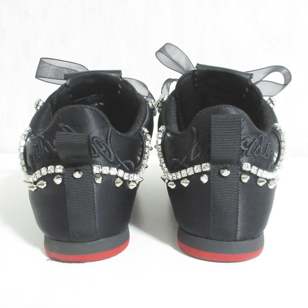 クリスチャンルブタン Eleonora Strass サテンスニーカー