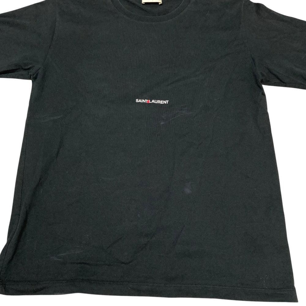 イヴサンローラン ロゴプリント コットン Tシャツ