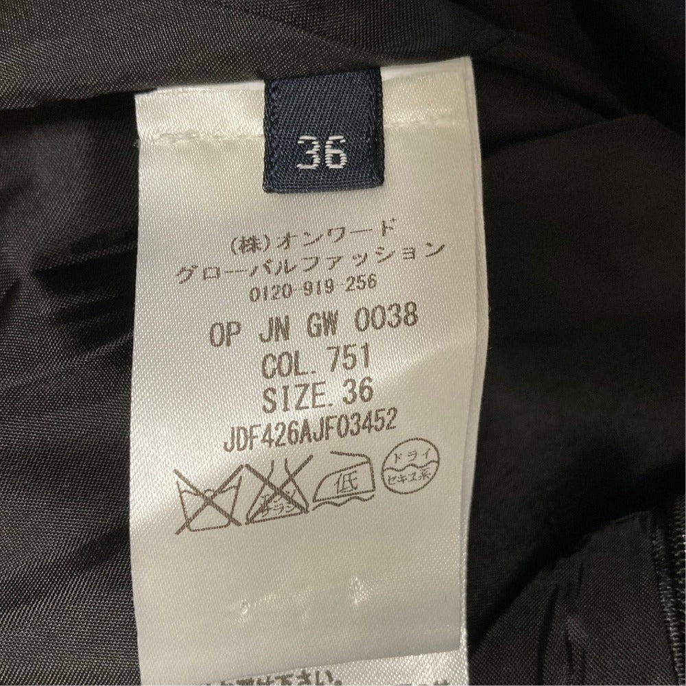 ジルサンダーネイビー ウールワンピース