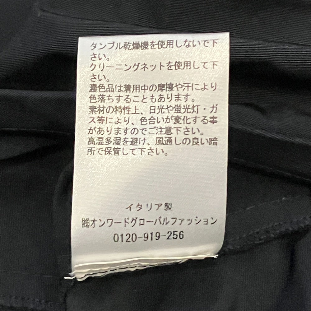 ジルサンダーネイビー ポリエステルセットアップ