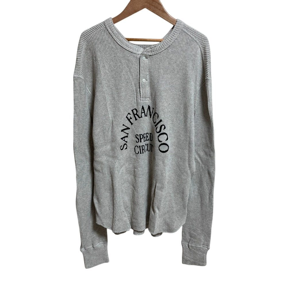 グッドグリーフ SFSC PRINTED HENLEY NECK サーマルトップス