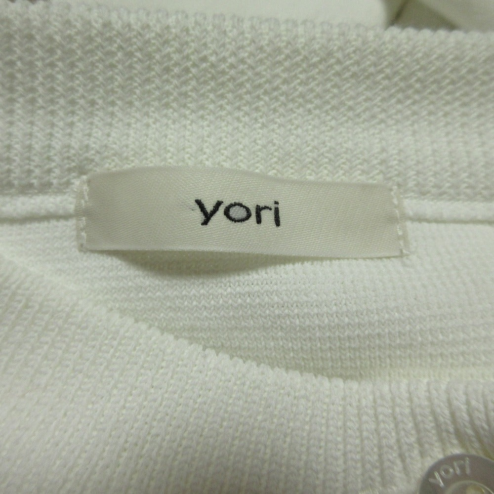 ヨリ パフスリーブショートカーディガン