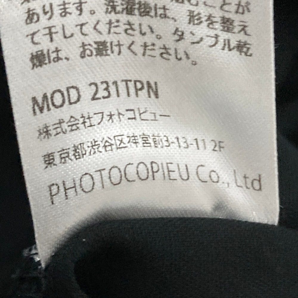 フォトコピュー ノースリーブフレアワンピース