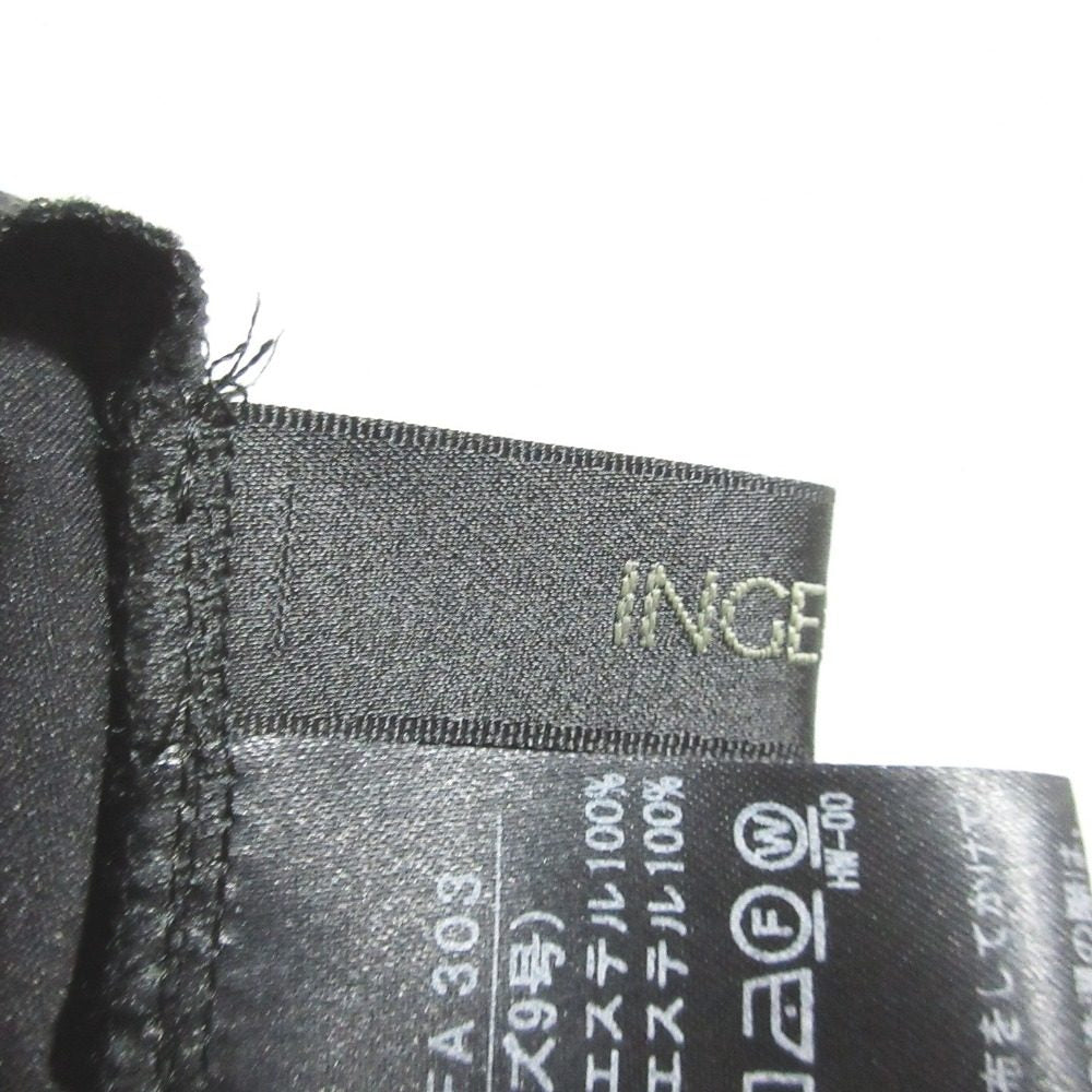 インゲボルグ フラワー刺繍シフォンワンピース
