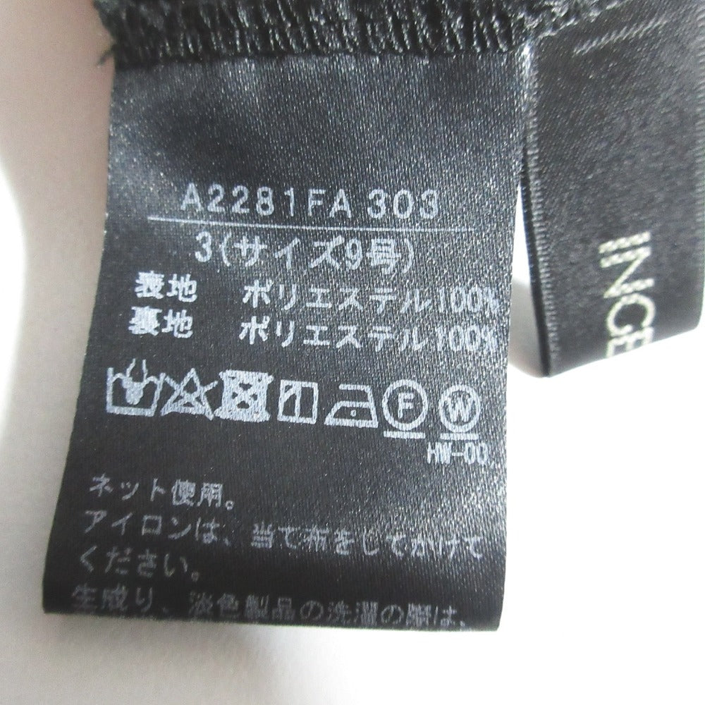 インゲボルグ フラワー刺繍シフォンワンピース