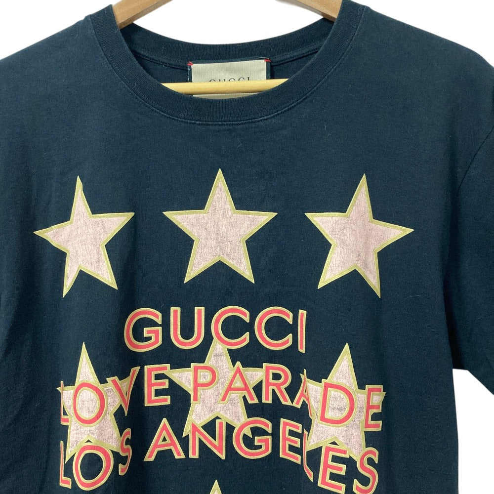 グッチ LOVE PARADE LOS ANGELES コットンTシャツ