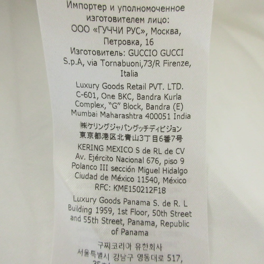 グッチ コットンバンドカラーロングスリーブシャツ