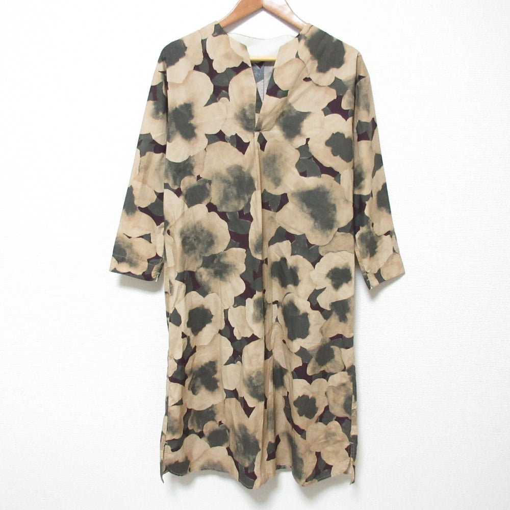 パラスパレス 総柄シャツワンピース