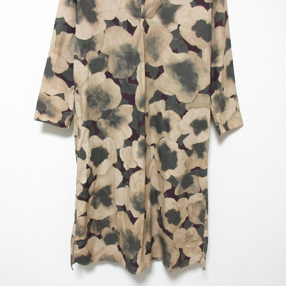 パラスパレス 総柄シャツワンピース