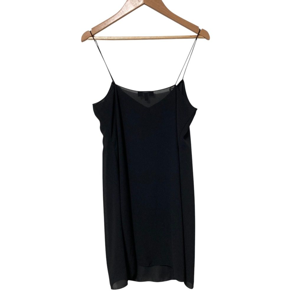 セオリー OIL SILK V NK GODET DR シルクドレス