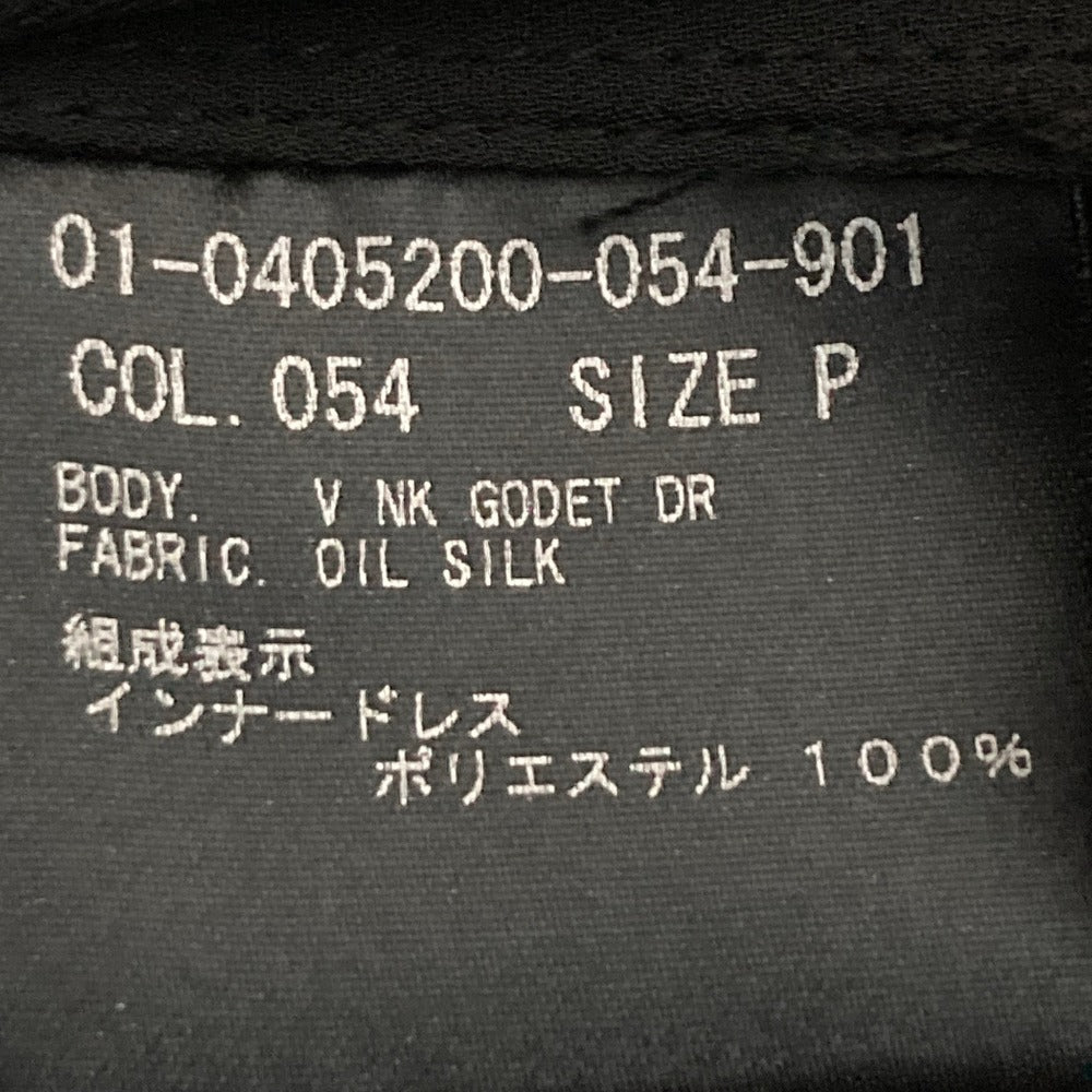 セオリー OIL SILK V NK GODET DR シルクドレス