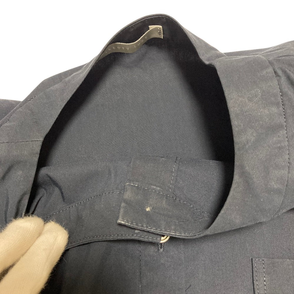 セオリーリュクス TECH POPLIN ノーカラーシャツワンピース